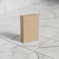 The box is rectangular featuring sharp edges and a smooth surface Royalty Free Stock Photo