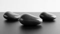Is plain and enhances the stones simplicity highlighting their Royalty Free Stock Photo