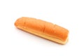 Plain hotdog bun Royalty Free Stock Photo