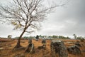 Plain of Jars in Xieng Khouang, Laos Royalty Free Stock Photo