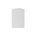 Plain light gray rectangular folded fabric or paper sheet Royalty Free Stock Photo