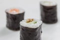 Plain mixed sushi rolls Royalty Free Stock Photo