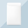 Plain paper envelope design mockup vector Royalty Free Stock Photo