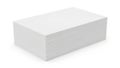 A plain rectangular block displayed against a white background Royalty Free Stock Photo