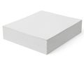 A plain rectangular block with a smooth and matte finish displayed against a white background Royalty Free Stock Photo