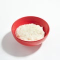 Plain Rice Porridge, Gruel or Pudding with Milk