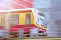 A plain s-bahn berlin germany Royalty Free Stock Photo