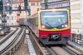 A plain s-bahn berlin germany Royalty Free Stock Photo