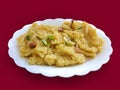 Plain Semolina/Suji Halwa also known as Sweet Rava Sheera or Shira