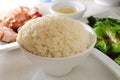 Plain steam rice