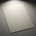 Creates a soft spotlight effect emphasizing the paper s subtle Royalty Free Stock Photo