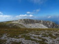 Plain top Australian Alps, beautiful blue sky Royalty Free Stock Photo