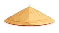 Plain Vietnamese Conical Hat (Non La).jpg from Side View, vector design Generative AI Royalty Free Stock Photo