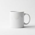Plain white background. The mug features a smooth surface with a Royalty Free Stock Photo