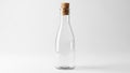 A plain white background the simplicity emphasizes the bottle Royalty Free Stock Photo