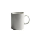 Plain white ceramic coffee mug isolated on a for your design needs isolated on white background Royalty Free Stock Photo