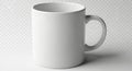 Blank White Ceramic Mug Isolated â Minimal Drinkware Concept Royalty Free Stock Photo