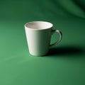 A stark contrast to the mug s white color enhancing its simplicity Royalty Free Stock Photo