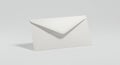 A plain white envelope is displayed against a neutral background. The envelope, made Royalty Free Stock Photo