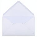 A plain white envelope ready for sending important documents Royalty Free Stock Photo