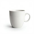 A plain white mug isolated on white Royalty Free Stock Photo