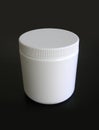 Plain white plastic ware Royalty Free Stock Photo