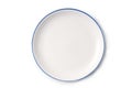 Plain white Plate from top