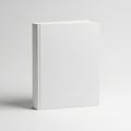 A plain white rectangular box standing upright against a neutral background Royalty Free Stock Photo