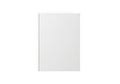 Plain white rectangular object isolated on i soleted on white background Royalty Free Stock Photo