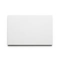 A plain white rectangular object with a smooth surface and rounded edges Royalty Free Stock Photo