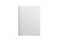 Plain white rectangular panel isolated on i soleted on white background Royalty Free Stock Photo