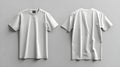 Plain White Shirt Template for Design Use Generative AI Royalty Free Stock Photo