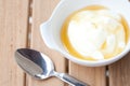 Plain yogurt with honey