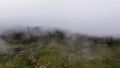 The Plaine des Cafres on Reunion Island seen from a drone