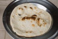 Plained naan, indian bread