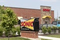 Sonic Drive-In Fast Food Location. Sonic is a Drive-In Restaurant Chain Royalty Free Stock Photo