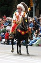 Plains Indian on horseback