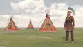 Plains Indian and Indian Camp