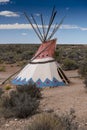 Plains Indian Tipi at Eagle point Native American Tribal Structures Grand Canyon