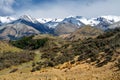 Plains and Peaks of Arthur's Pass National Park Royalty Free Stock Photo