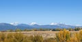 Plains to Foothills to Mountains Royalty Free Stock Photo