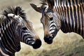 Plains Zebra, Nature Reserve, South Afica Royalty Free Stock Photo