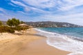 Plaka beach Naxos, Cyclades, Greece Royalty Free Stock Photo