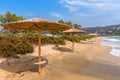 Plaka beach Naxos, Cyclades, Greece Royalty Free Stock Photo