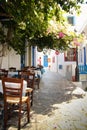 Plaka city in Milos island Royalty Free Stock Photo