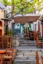 Plaka district in Athens, Greece