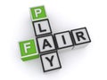 Plan fair on white Royalty Free Stock Photo