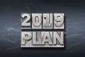 2019 plan den Royalty Free Stock Photo