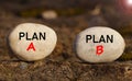 Plan A or plan B Royalty Free Stock Photo