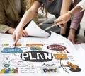 Plan Planning Strategy Process Mission Concept Royalty Free Stock Photo